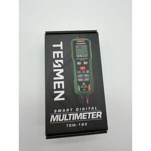 NEW TESMEN TSM-192 Handheld Digital Multimeter, Voltage Tester with Leads